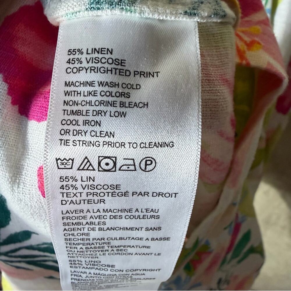 Tommy Bahama Lava Actually Linen-Blend Halter Dress Size Small - Picture 11 of 12